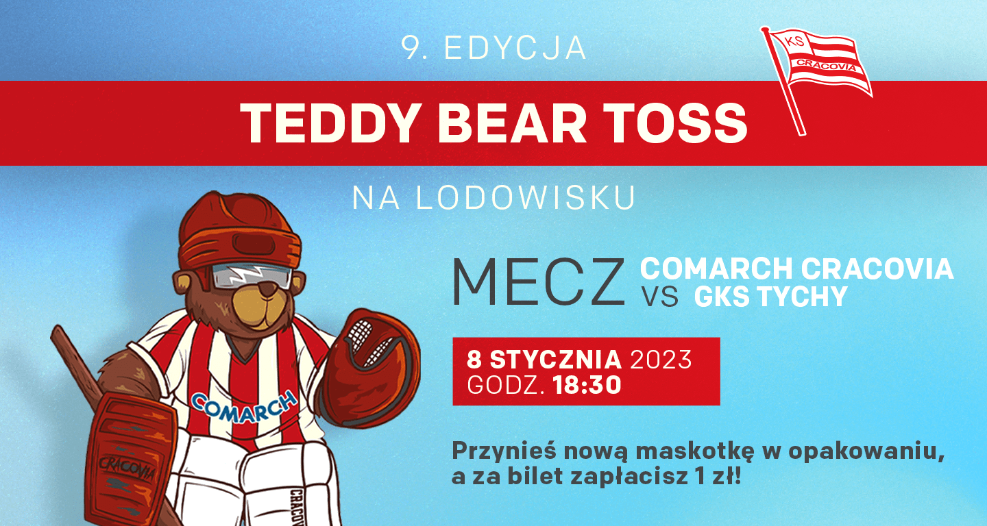 Teddy Bear Toss #NaLodowisku już w najbliższą niedzielę! 
