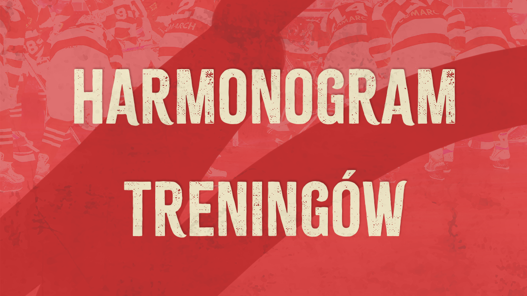 Harmonogram treningów (15 - 21 stycznia)