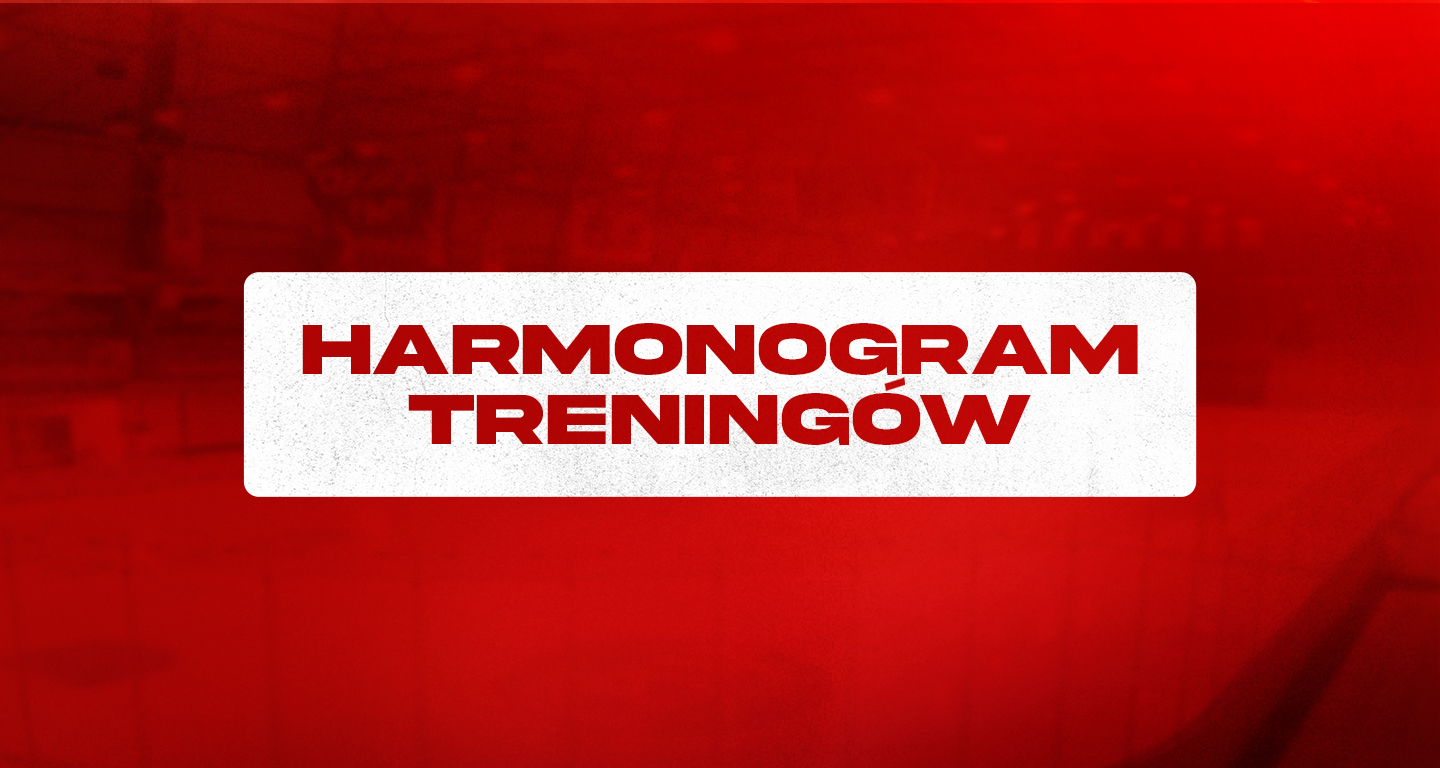 Harmonogram treningów na lodzie - 05.08. - 11.08.2024 