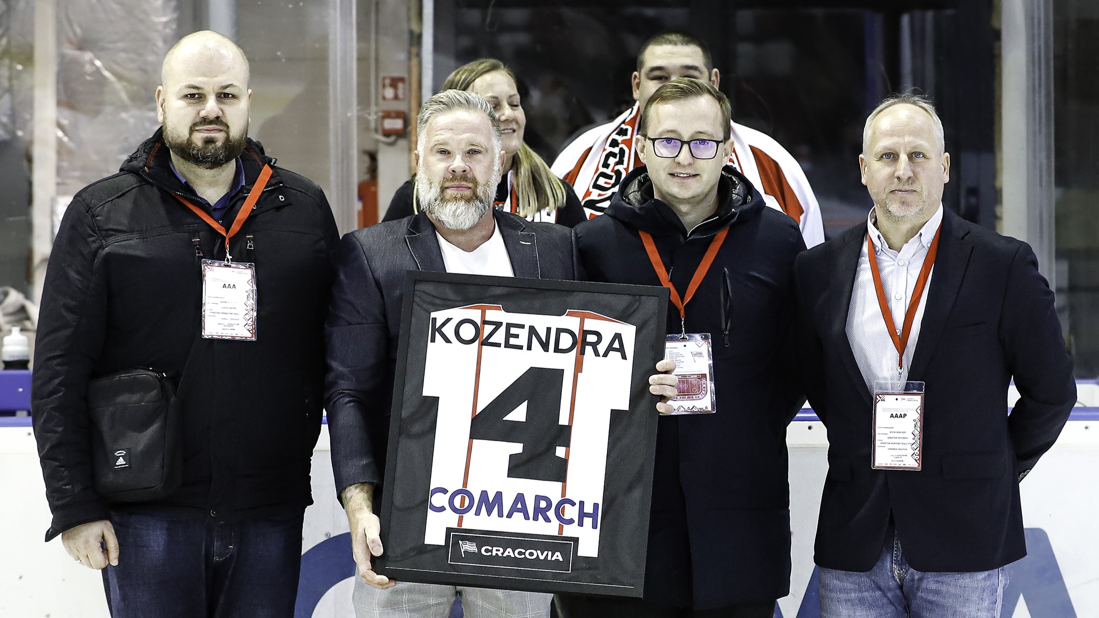 Uhonorowanie Pawła Kozendry