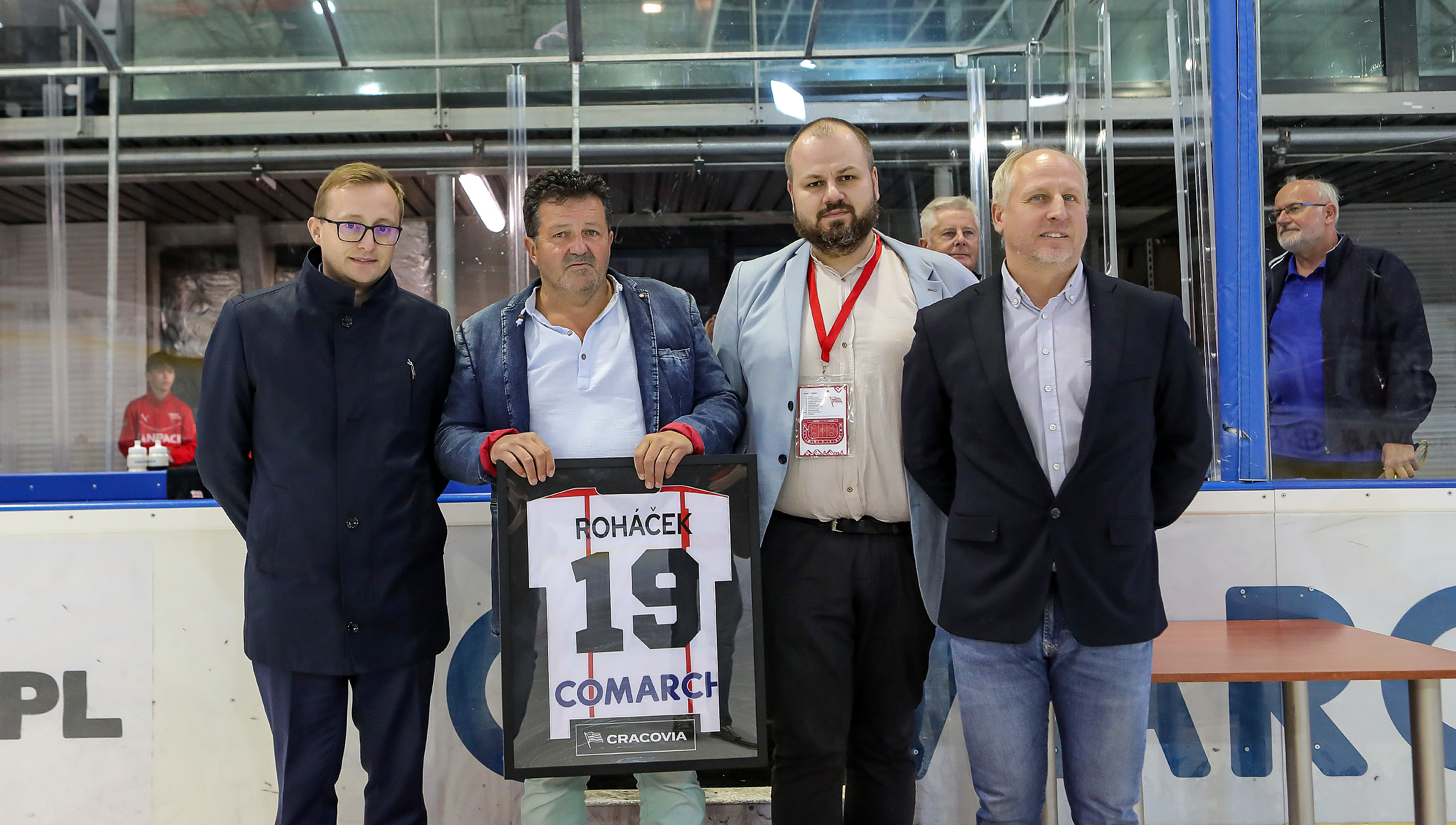 Podziękowanie trenerowi Rudolfowi Rohačkowi