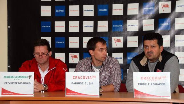 Trenerzy po meczu Comarch Cracovia - Zagłębie Sosnowiec